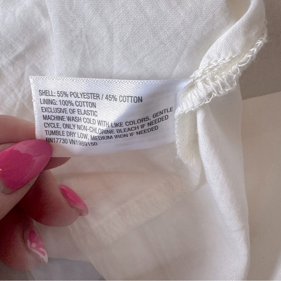 NWT A New Day Puff Sleeve Blue & Cream Floral Maxi Dress Size Small - Picture 6 of 8